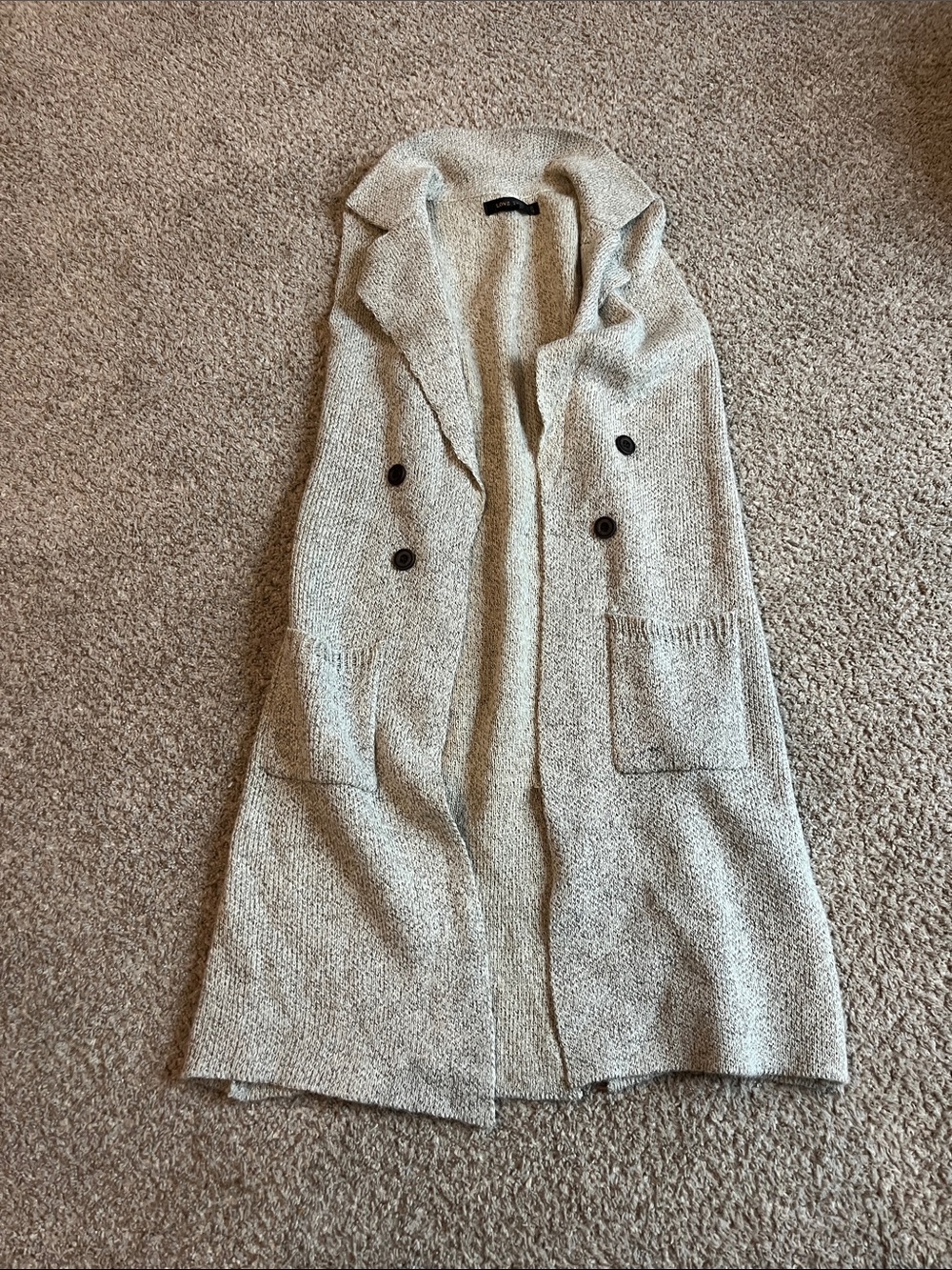 Love Tree Tan Sleeveless Vest